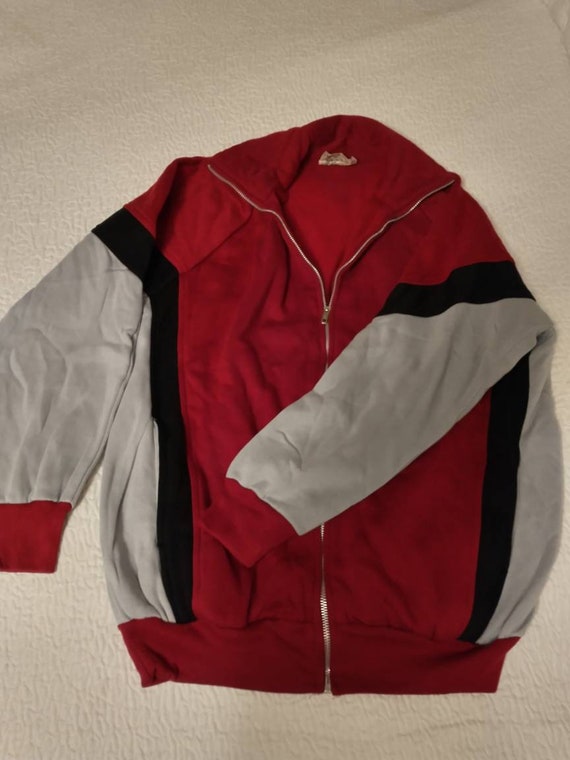 80's Deadstock Track Jacket Vintage Eighties Athl… - image 10