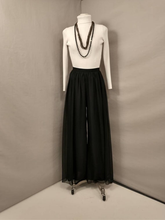 80's Palazzo Pants Ann Hobbs Dramatic Eveningwear 