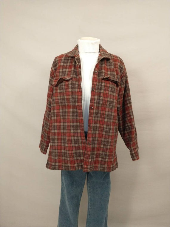 gap shacket plaid