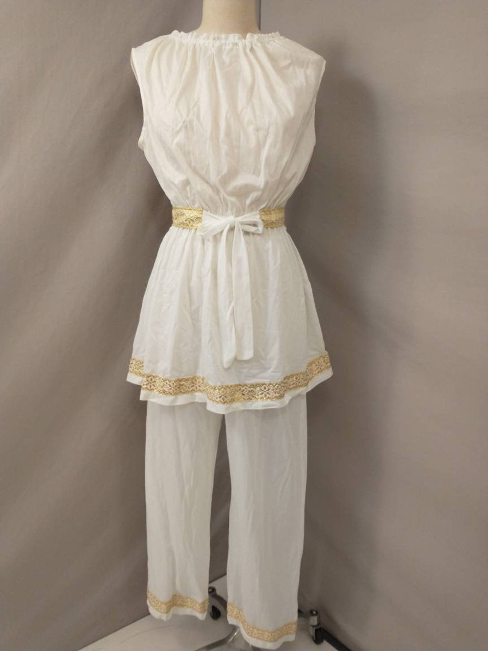 Greek Pyjamas Sexy Greek Goddess Pajama's Vintage 70's Lightweight - Etsy