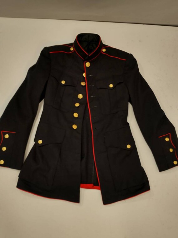 One Vintage 50s Dress Blues Jacket USMC Authentic… - image 4