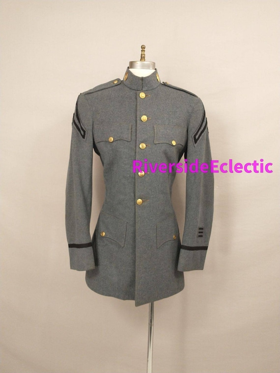 Valley Forge Dress Jacket Vintage 40's Wool Heath… - image 1