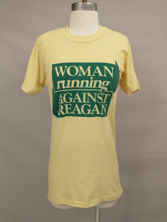 1980's Vintage T Shirt Political Feminist Women Ru