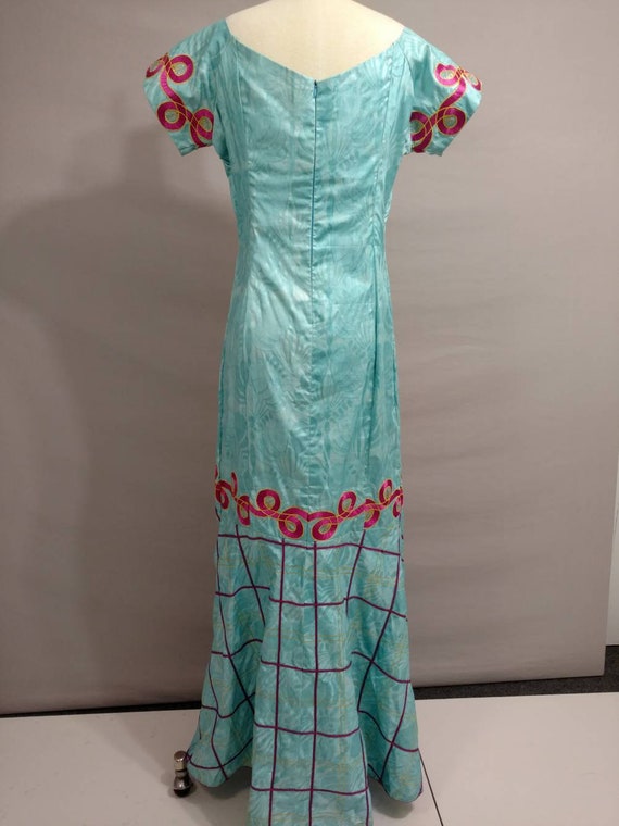 Custom Floral Dress Seventies Vintage OOAK  Handm… - image 3