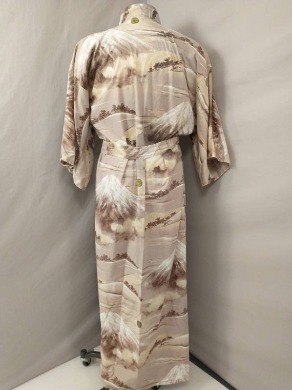 Vintage Japanese Cotton Robe Men's - Unisex Kimon… - image 5