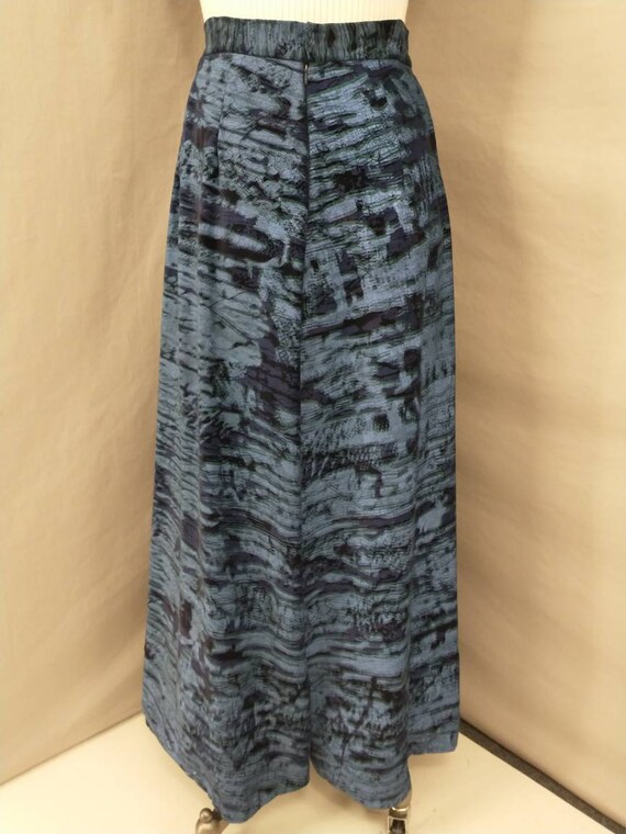 Handmade Velvet Maxi Skirt Vintage Quality 80s Ve… - image 4