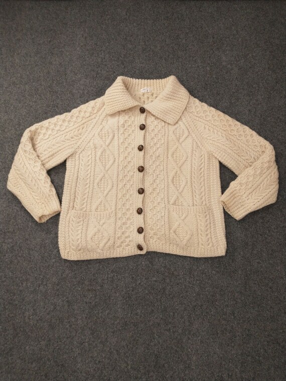 経典ブランド 【muguet original】knit (IVORY) cardigan カーディガン