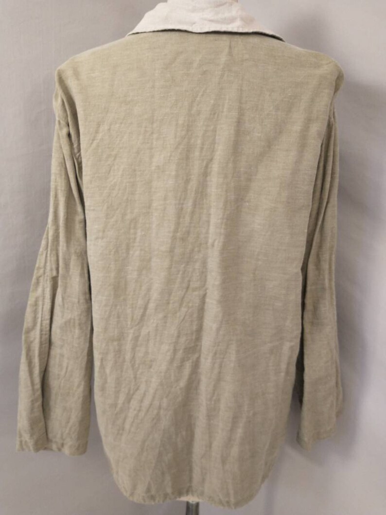Safari Style Quality Linen Cotton Jacket Neutral Natural Khaki | Etsy