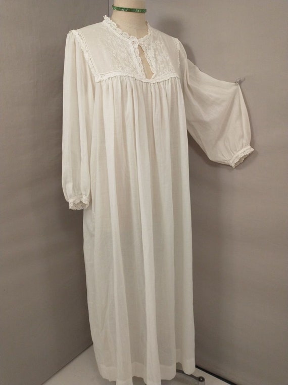 Christian Dior Nightgown Floor Length Vintage 70'… - image 9