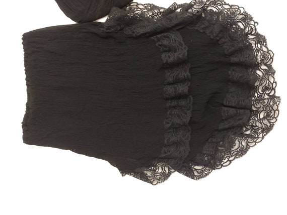 Black Lace Skirt Set for Gypsy or Witch Costume o… - image 7