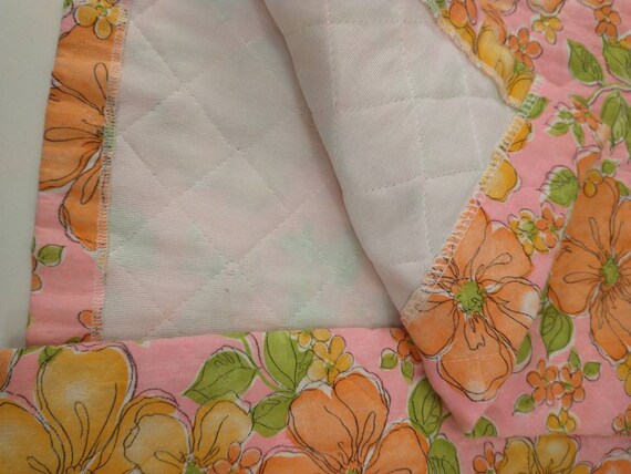 Bright Flower Power Quilted Robe Colorful & Brigh… - image 10