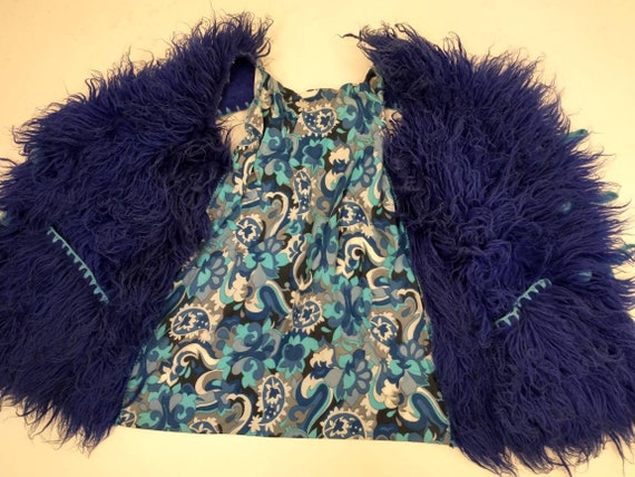 Groovy 60's Handmade Vest Flower Power meets Yarn… - image 5