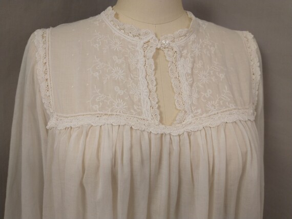 Christian Dior Nightgown Floor Length Vintage 70'… - image 3