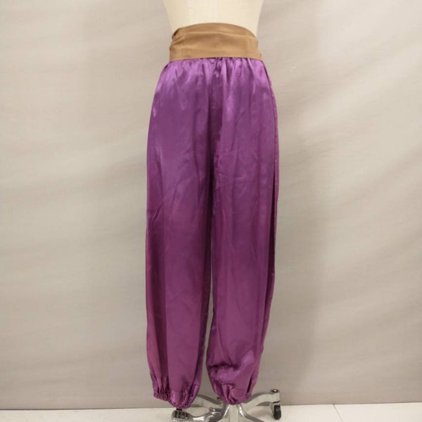 Satin Harem Trousers