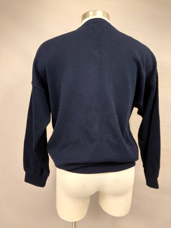 Irish Pullover Sweater Embroidered Shamrocks Made… - image 4