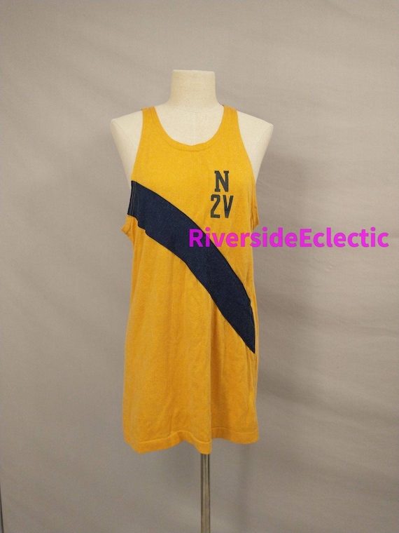 1970's Athletic Jersey Tank Top Crew Rowing or Tr… - image 1