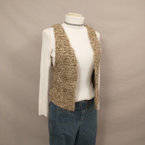 Hand Knit Vest - Etsy