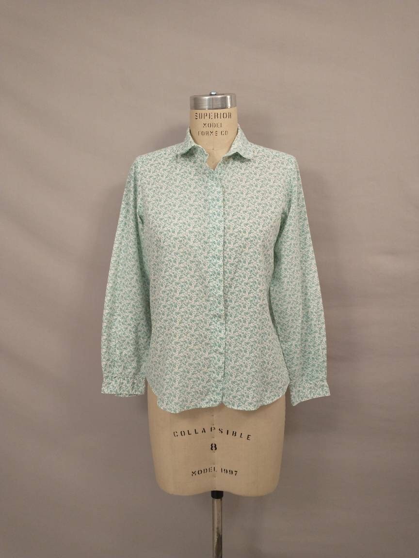 Garden Floral Blouse - Etsy Garden Floral Blouse - Etsy