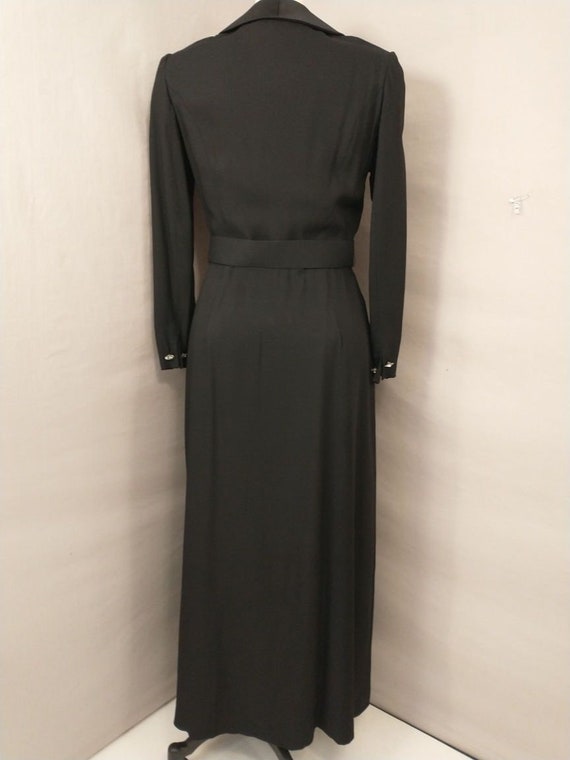Estevez Tuxedo Dress Vintage 80s Designer Maxi Cl… - image 5