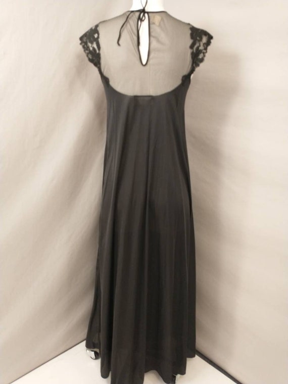 Elegant & Sexy Black Negligee Vintage 80's Sexy F… - image 6