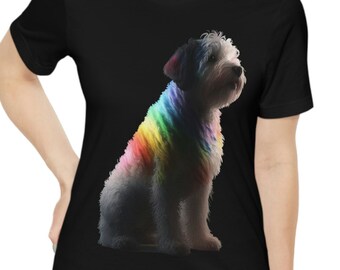Color Your Pup Happy with a Rainbow Terrier Dog Shirt | Terrier Shirt | Rainbow Dog | Dog Shirt | LGBTQ+ | Pride | Dog Lover Gift |