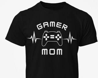 Gamer Mom T-Shirt / Gamer Gift / Gift for Her / Unisex - Camiseta de manga corta para hombre y mujer / Camiseta súper suave / Envío gratis