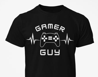 Gamer Guy T-Shirt / Gamer Gift / Gift for Him / Unisex - Men and Woman's Jersey Camiseta de manga corta / Super Soft Tee / Envío gratis