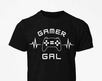 Camiseta de jugador Gal / Regalo de jugador / Regalo para ella / Unisex - Camiseta de manga corta de Jersey para hombre y mujer / Camiseta súper suave / Envío gratis