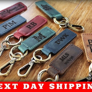 Personalize Leather Keychain,Customized Keychain,Fathers Day gift,Custom Leather Keychain,Graduation Gift,coordinate keychain latlong keyfob