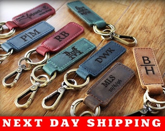 Personalize Leather Keychain,Customized Keychain,Fathers Day gift,Custom Leather Keychain,Graduation Gift,coordinate keychain latlong keyfob