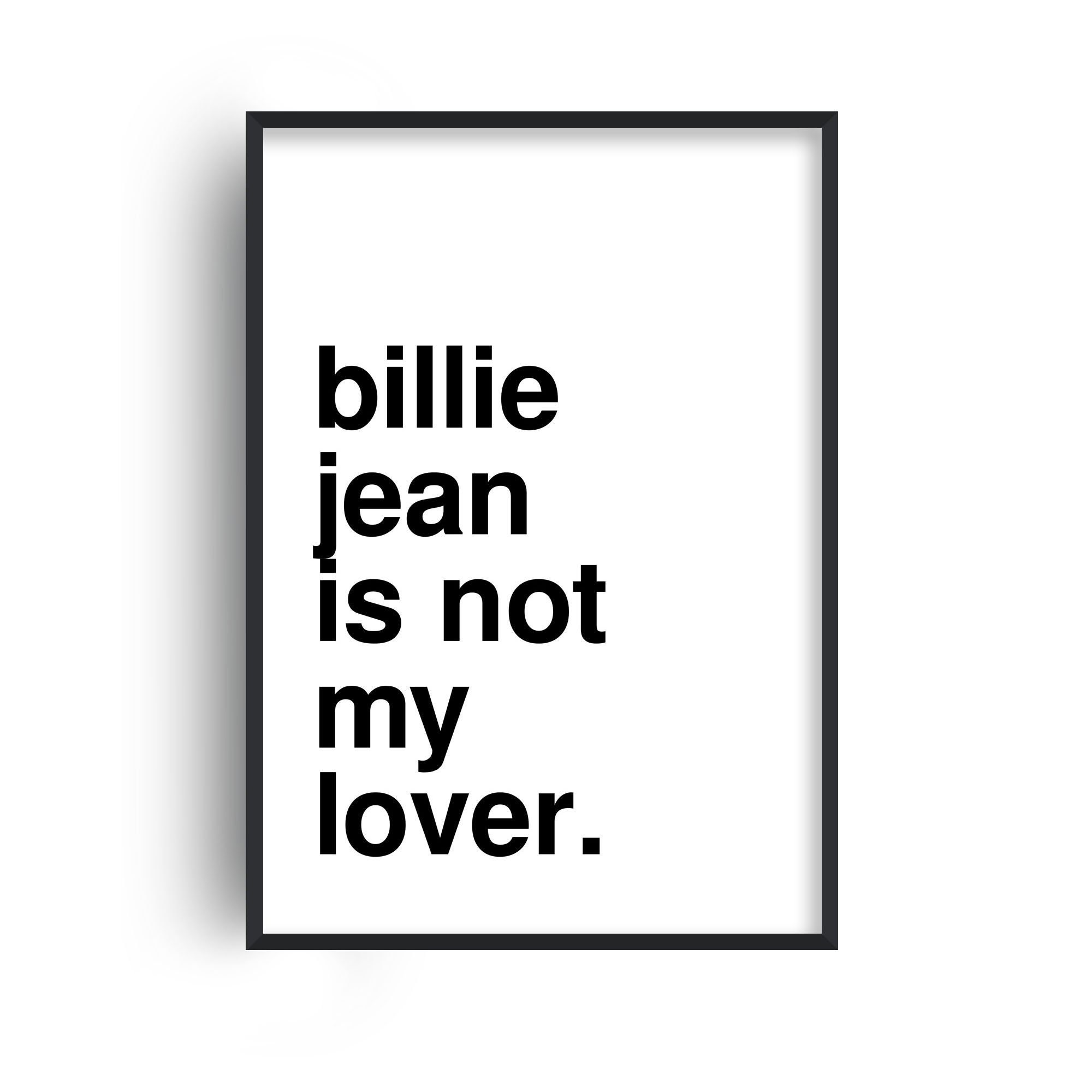 Billie jean is not my lover meme