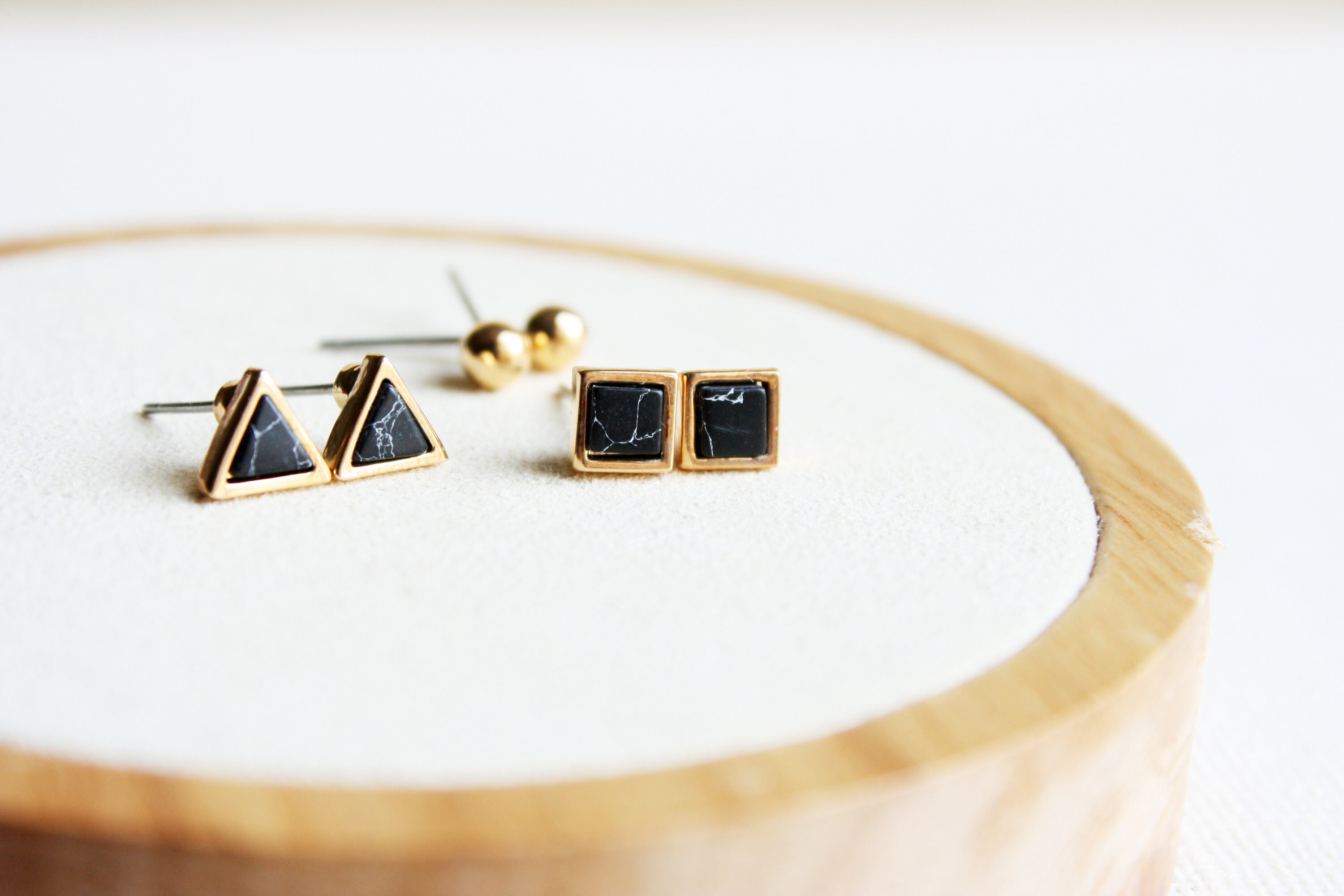 Mix and Match Earring Set Mismatched Stud Earrings Gold Etsy UK