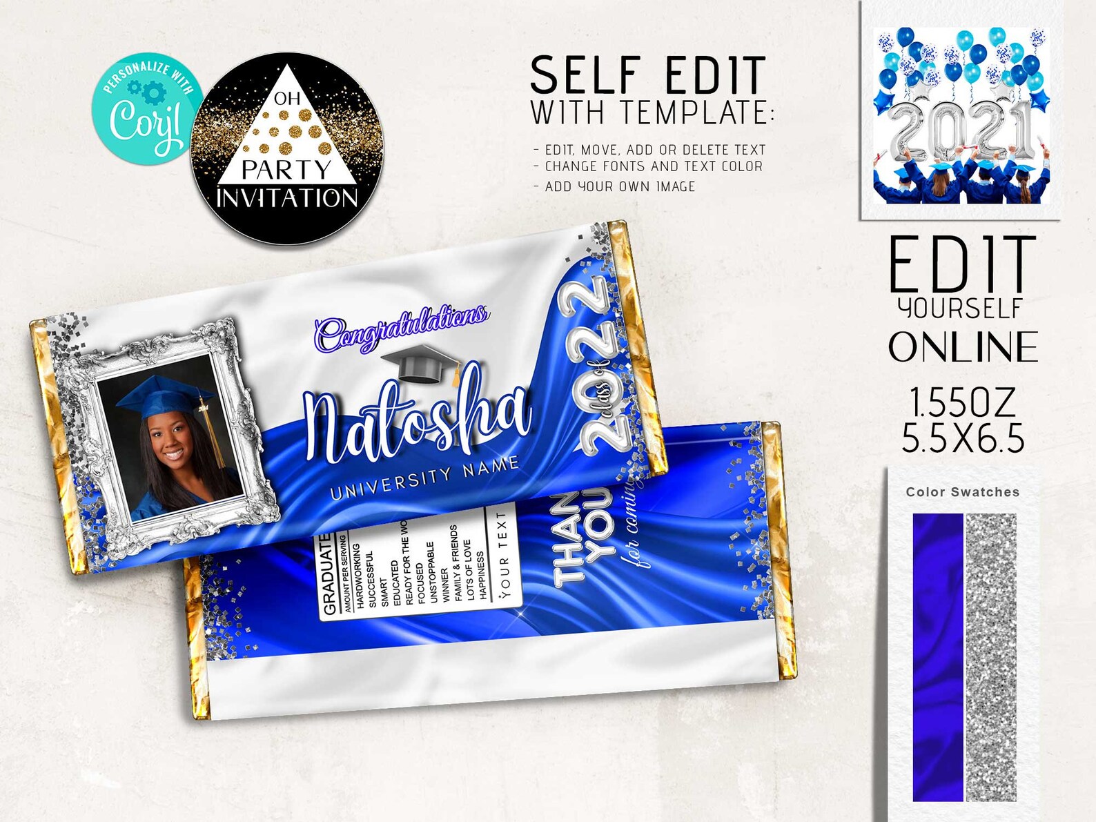 royal blue and white prom