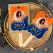 Editable Orange Blue Graduation Fan Graduation Centerpieces - Etsy