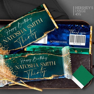 Emerald Green Royal Blue Gold Birthday Party Kit Decorations for Her or