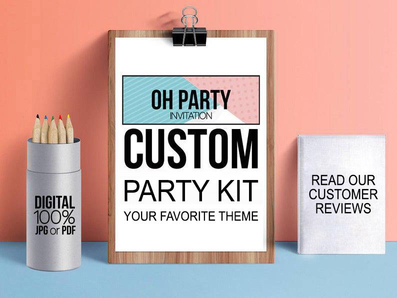 Birthday Decorations For Him Download Print Boy Party Etsy