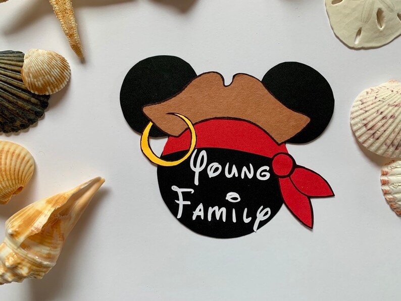 Pirate Mickey Mouse Inspired Magnet Disney Cruise Door Etsy