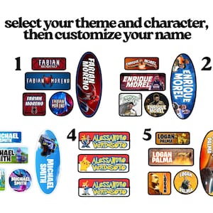 Personalized Waterproof Name Stickers for Kids: School & Daycare Labels
