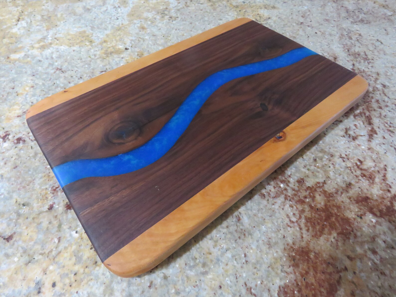 Handmade Wood and Epoxy River Cutting Board Etsy