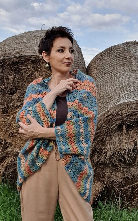 MIA -  Unique Hand-Crocheted & Knitted Vest