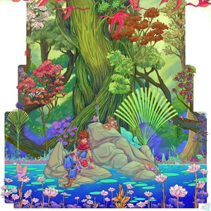 Secret of Mana Seiken Densetsu 2 聖剣伝説 11 x 17 Art Print