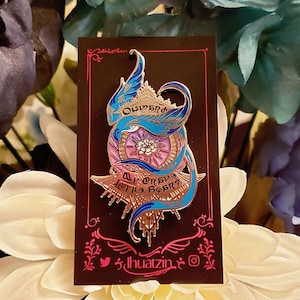 Final Fantasy XIV Onward, My Brave Little Spark Silver Enamel Pin