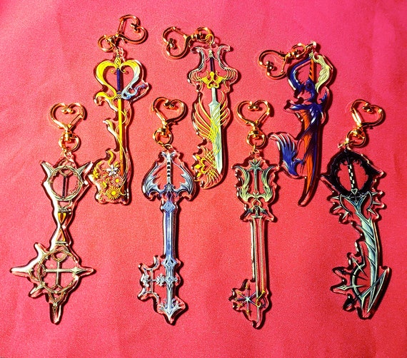 Kingdom Hearts Keyblade Acrylic Charms Keychain