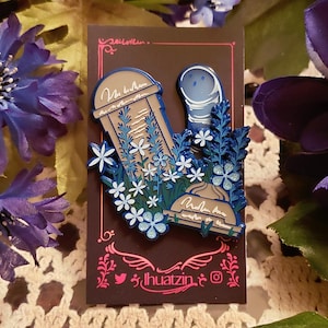 Elden Ring Sliding Blue Eel Dyed Soft Enamel Pin