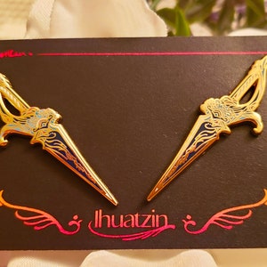 Dreamweavers Weaponry: Deluge Strikers Enamel Pins