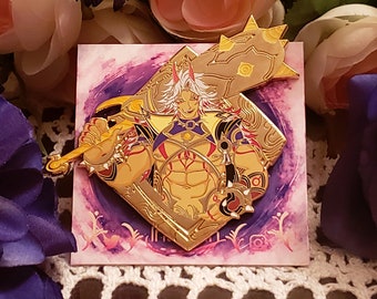 Genshin Arataki Itto Gold Enamel Pin