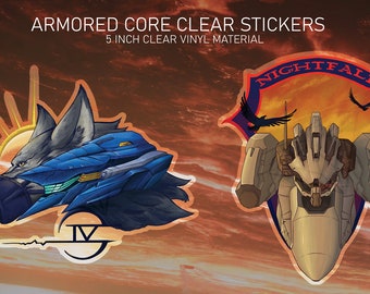 アーマード・コア VI クリアビニールステッカー - Etsy 日本