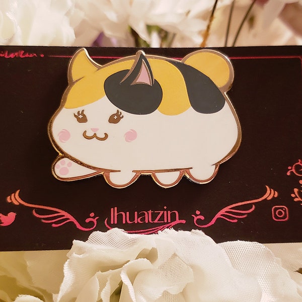 Pin esmaltado de gato gordo de Final Fantasy XIV