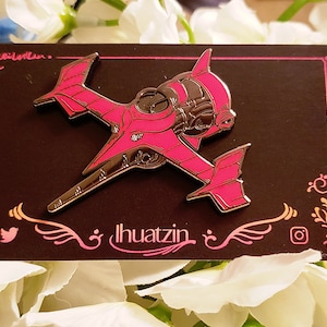 The Bounty Hunter's MONO Racer: Swordfish Black Nickel Enamel Pin