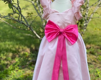 Handmade Charlotte Dress- Charlotte Dress- Charlotte Costume- Disney Princess- Halloween Costume- Princess Party- Princess and the Frog